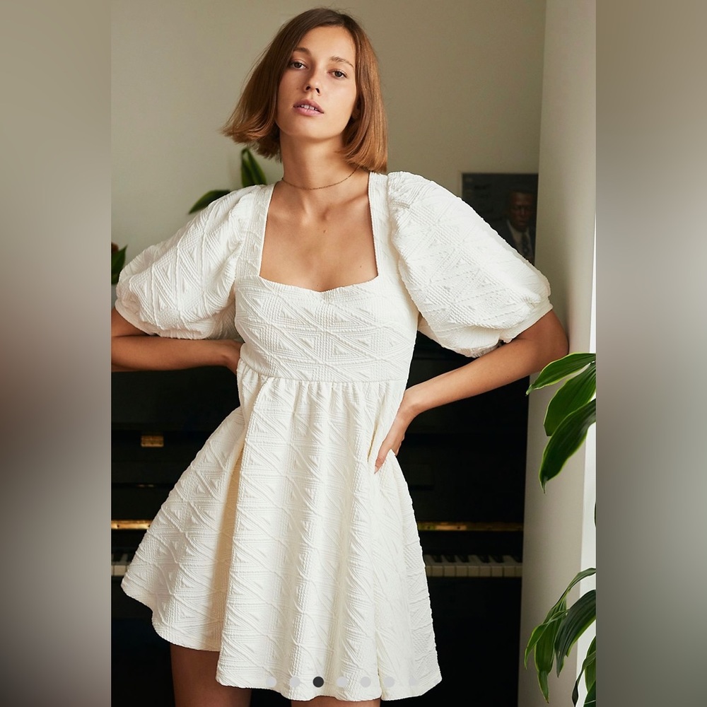 NWOT free people violet mini dress in BLACK